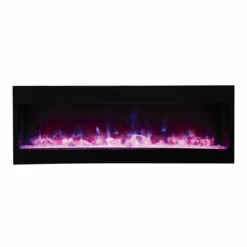72" Tru-View-XL-DEEP Electronic Fireplace - Amantii -Fireplace Shop Tru view xl 72 3color purple top light 51490.1576867854