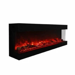 50" Tru-View-XL Electronic Fireplace - Amantii -Fireplace Shop Tru72 Ored top light LOGS OPEN angle 800 23788.1576866911