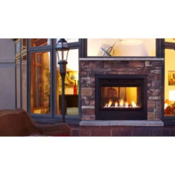 Twilight Modern 36" Indoor/Outdoor See-Through Gas Fireplace | Majestic -Fireplace Shop TwilightModern Ext 1400x785 05665.1663833051