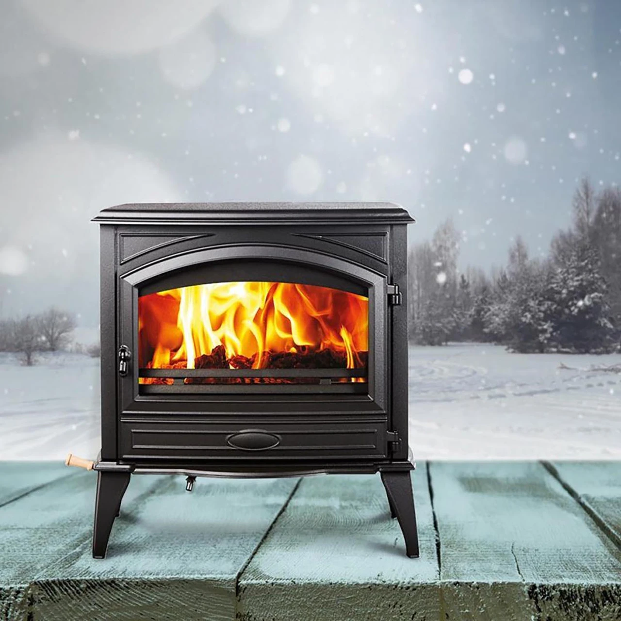 Lynwood W-76 Wood Burning Stove - Amantii 1 Lynwood W-76 Wood Burning Stove - Amantii