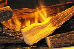 E60 Single-Sided Electric Fireplace - Electric Modern -Fireplace Shop WoodlandLogs Closeup1500x1000 77576.1590270138