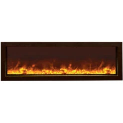 40" Panorama Slim Electric Fireplace - Amantii -Fireplace Shop Yellow Flame FI 800 81202.1653054702