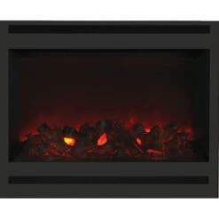 Zero Clearance 31" Electric Fireplace - Amantii -Fireplace Shop ZC 31 orange Log Flat 800 00420.1652877543