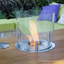 Ecosmart AB3 Round Ethanol 10" Burner - ESF.2.B.AB3 -Fireplace Shop ab3 ethanol burner melbourne flower garden show 06.jpg 87546.1656422465