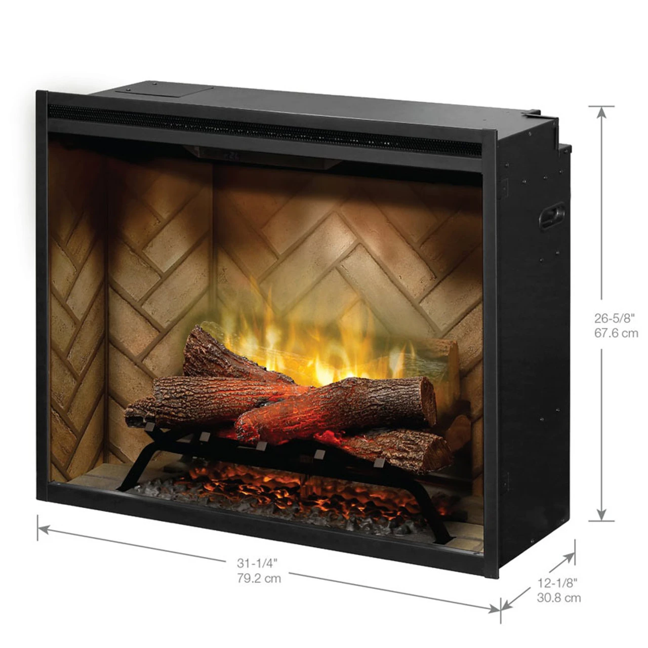 Dimplex 30" Revillusion Built-In Electric Firebox W/Glass 2 Dimplex 30" Revillusion Built-In Electric Firebox W/Glass - Image 2