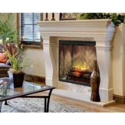 Dimplex 36" Revillusion Portrait Built-In Electric Firebox Log Media W/Glass Media