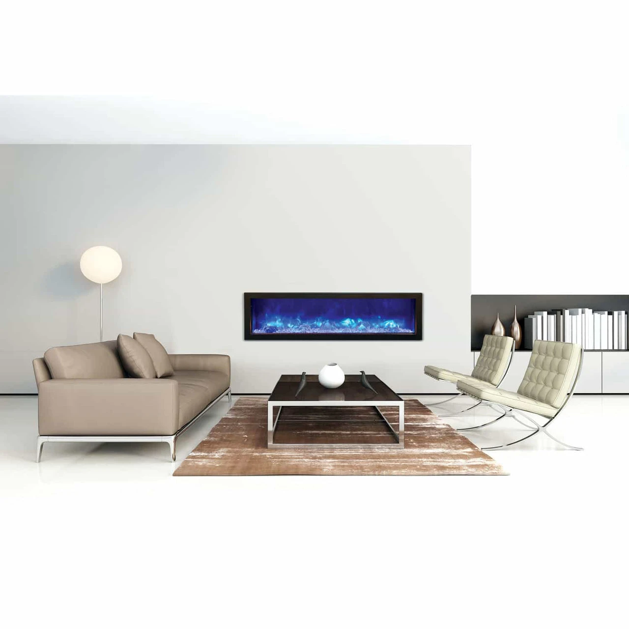 60" Panorama Slim Electric Fireplace BI-60-SLIM - Amantii 1 60" Panorama Slim Electric Fireplace BI-60-SLIM - Amantii