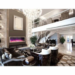 88" Panorama Slim Electric Fireplace BI-88-SLIM - Amantii