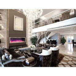 72" Panorama Slim Electric Fireplace BI-72-SLIM - Amantii