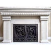 Big Sur Rectangular Fireplace Door - Wrought Iron