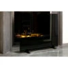 Greylite 2 Freestanding Glass Fireplace Screen | AMS Fireplace