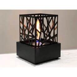 Lenora Ethanol Table Top Fire Pit Black- AMS Fireplace 7 Lenora Ethanol Table Top Fire Pit Black- AMS Fireplace -Fireplace Shop black square bioethanol flame web 78608.1667927770