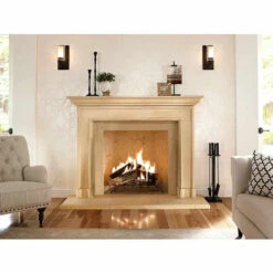 The Carmela - Concrete Fireplace Surround