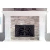 Classic Rectangular Fireplace Door - Wrought Iron