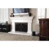 Classic Rectangular Inside Arch Fireplace Door - Wrought Iron
