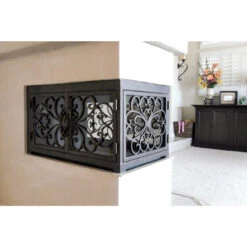 Classic Rectangular U-Shape Fireplace Door - Wrought Iron -Fireplace Shop classic 1 u shape web5 71141.1582224915