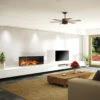 E40 Single-Sided Electric Fireplace - Electric Modern