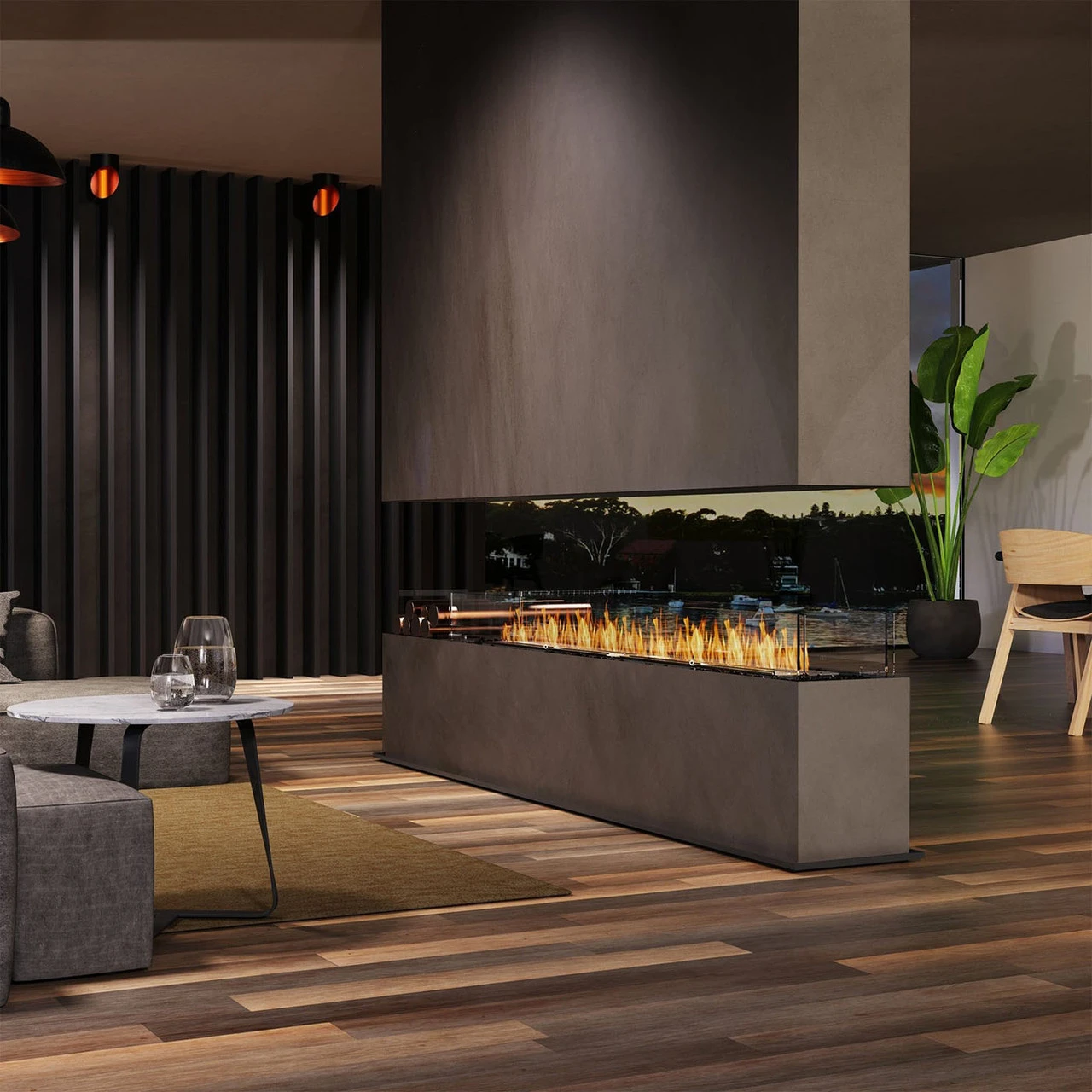 Flex Island Bioethanol Fireplace Insert | EcoSmart Fire 2 Flex Island Bioethanol Fireplace Insert | EcoSmart Fire - Image 2