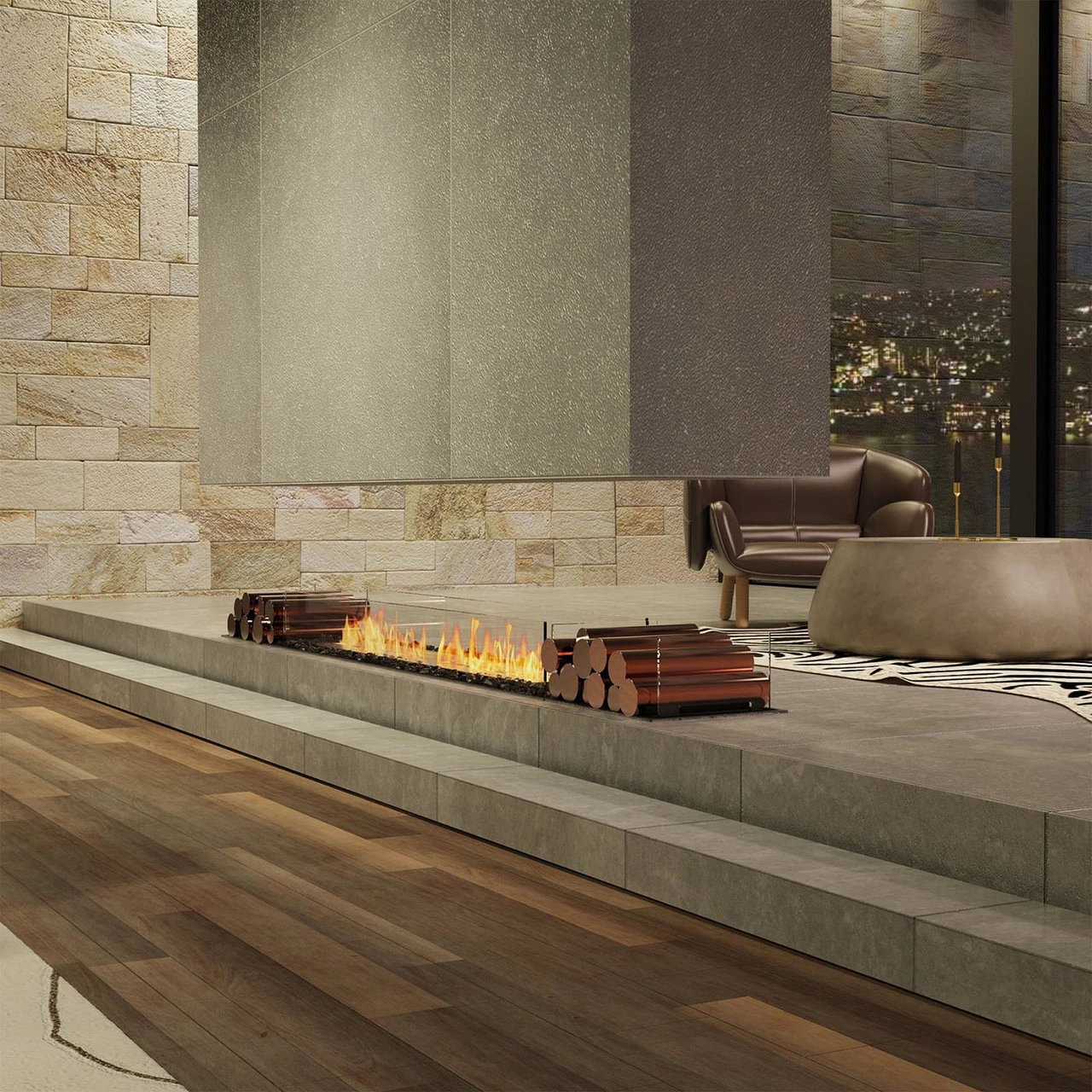 Flex Island Bioethanol Fireplace Insert | EcoSmart Fire 3 Flex Island Bioethanol Fireplace Insert | EcoSmart Fire - Image 3