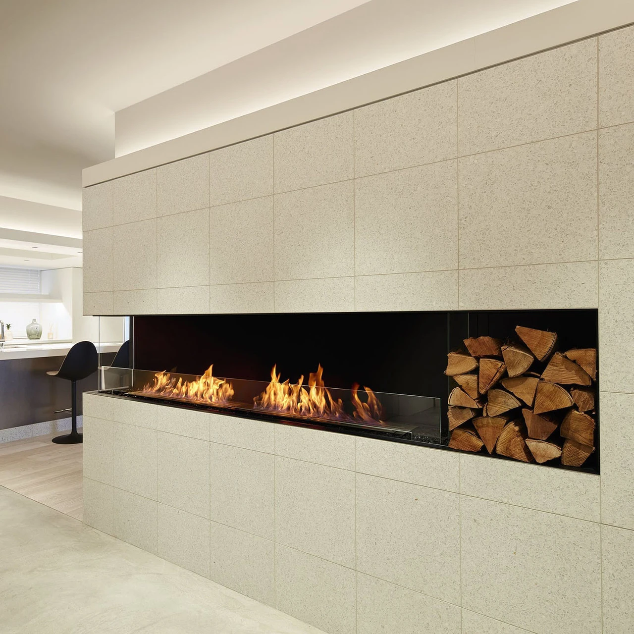 Flex Left Corner Bioethanol Fireplace Insert | EcoSmart Fire 3 Flex Left Corner Bioethanol Fireplace Insert | EcoSmart Fire - Image 3