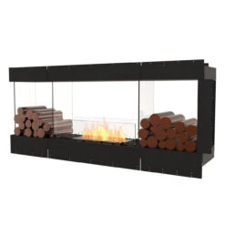 Flex Peninsula Bioethanol Fireplace Insert | EcoSmart Fire -Fireplace Shop ecosmart fire flex peninsula bioethanol fireplace insert 236134 1600x 97613.1643279808