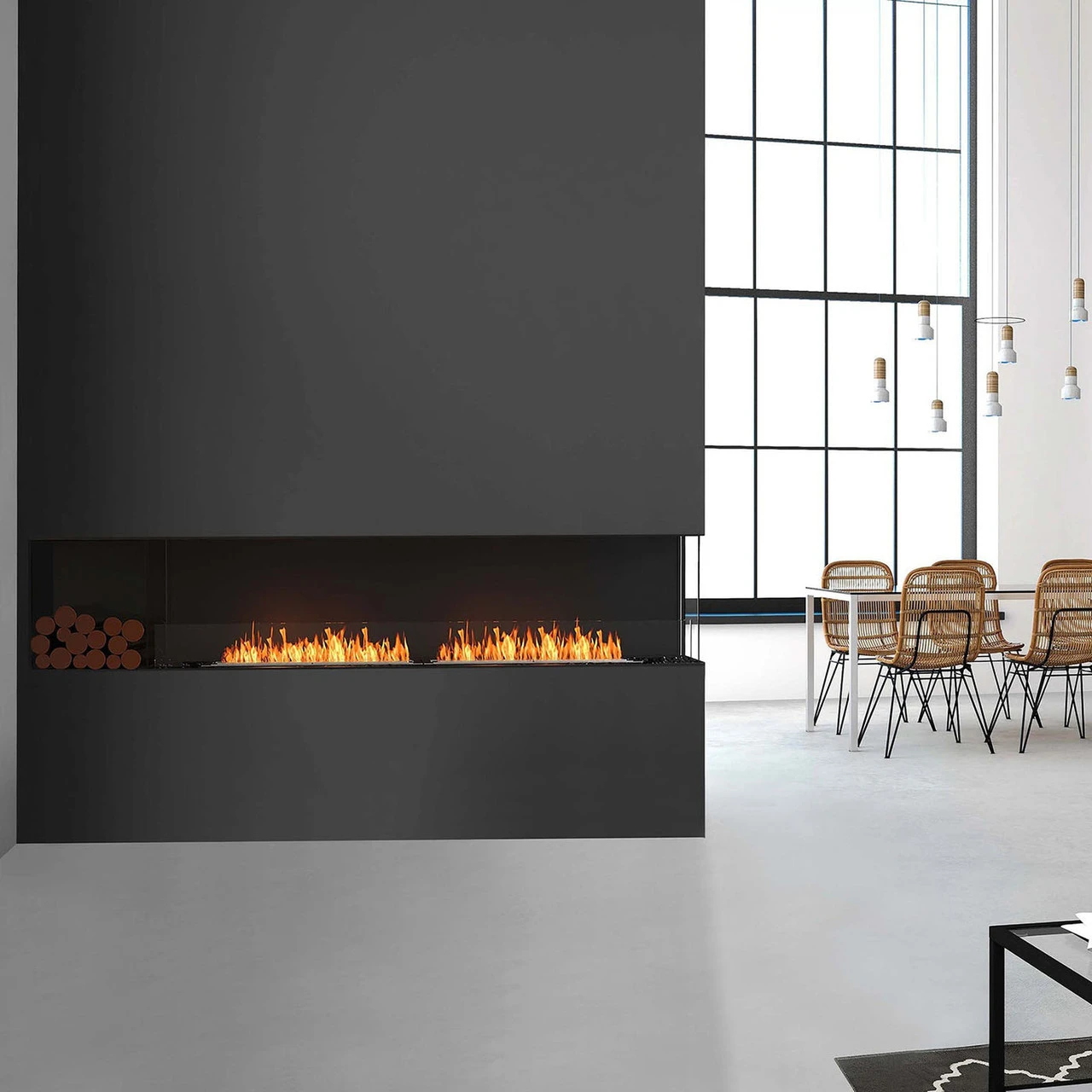 Flex Right Corner Bioethanol Fireplace Insert | EcoSmart Fire 3 Flex Right Corner Bioethanol Fireplace Insert | EcoSmart Fire - Image 3