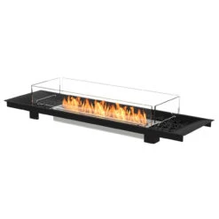 Linear Curved 65 Fire Pit Kit | EcoSmart Fire -Fireplace Shop ecosmart fire linear curved 65 fire pit kit black 45 angle.jpg result 77156.1656519689