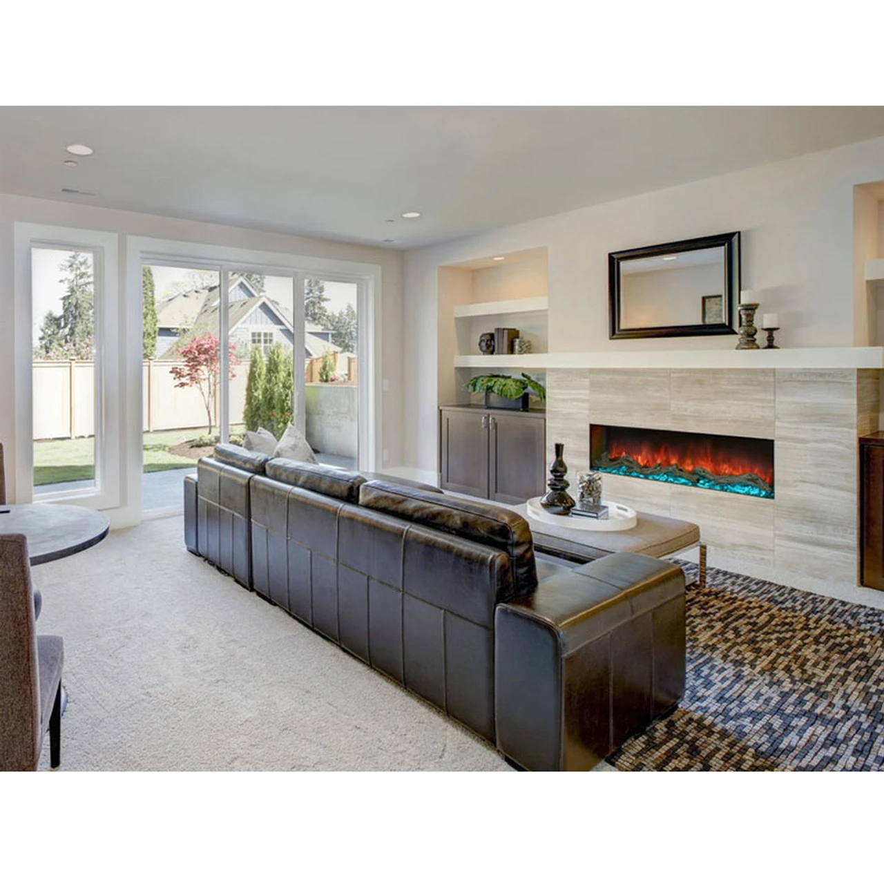 Landscape Pro Multi-Sided Built-In Electric Fireplace 44" - Modern Flames 2 Landscape Pro Multi-Sided Built-In Electric Fireplace 44" - Modern Flames - Image 2