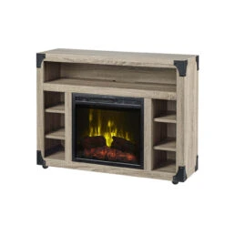 Dimplex 37" Chelsea Media Console Electric Fireplace, Distressed Oak