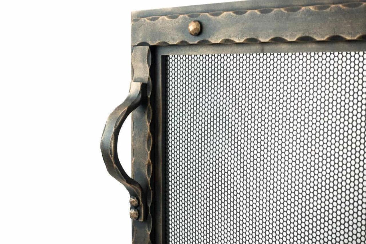 Blacksmith Freestanding Fireplace Screen| AMS Fireplace 1 Blacksmith Freestanding Fireplace Screen| AMS Fireplace