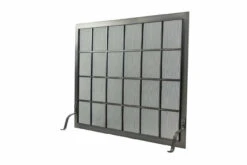 Industrial Freestanding Fireplace Screen | AMS Fireplace -Fireplace Shop fireplace screen 8 web 21967.1556749862