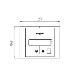 BK5 Ethanol Burner | EcoSmart 17 BK5 Ethanol Burner | EcoSmart -Fireplace Shop fluid concrete bk5 ethanol burner top web 64772.1656416995