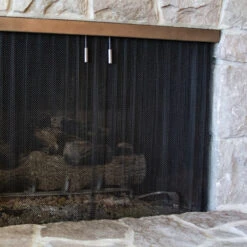 Formed Metal Fireplace Screen Systems| Cascade Home Decor