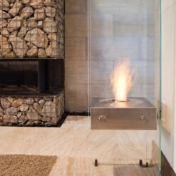 Ghost Ethanol Free Standing Fireplace - EcoSmart -Fireplace Shop ghost designer fireplace new american home 04.jpg 77046.1656425597