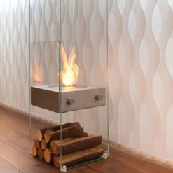 Ghost Ethanol Free Standing Fireplace - EcoSmart -Fireplace Shop ghost designer fireplace stilhof showroom.jpg 22952.1656425593