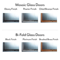 Georgian 50 Wood Burning Fireplace - Astria -Fireplace Shop glass door options 1 30702.1563484322