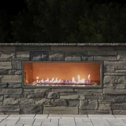 60" Kalea Bay |NON-LED Models -Outdoor Linear Gas Fireplace | Firegear