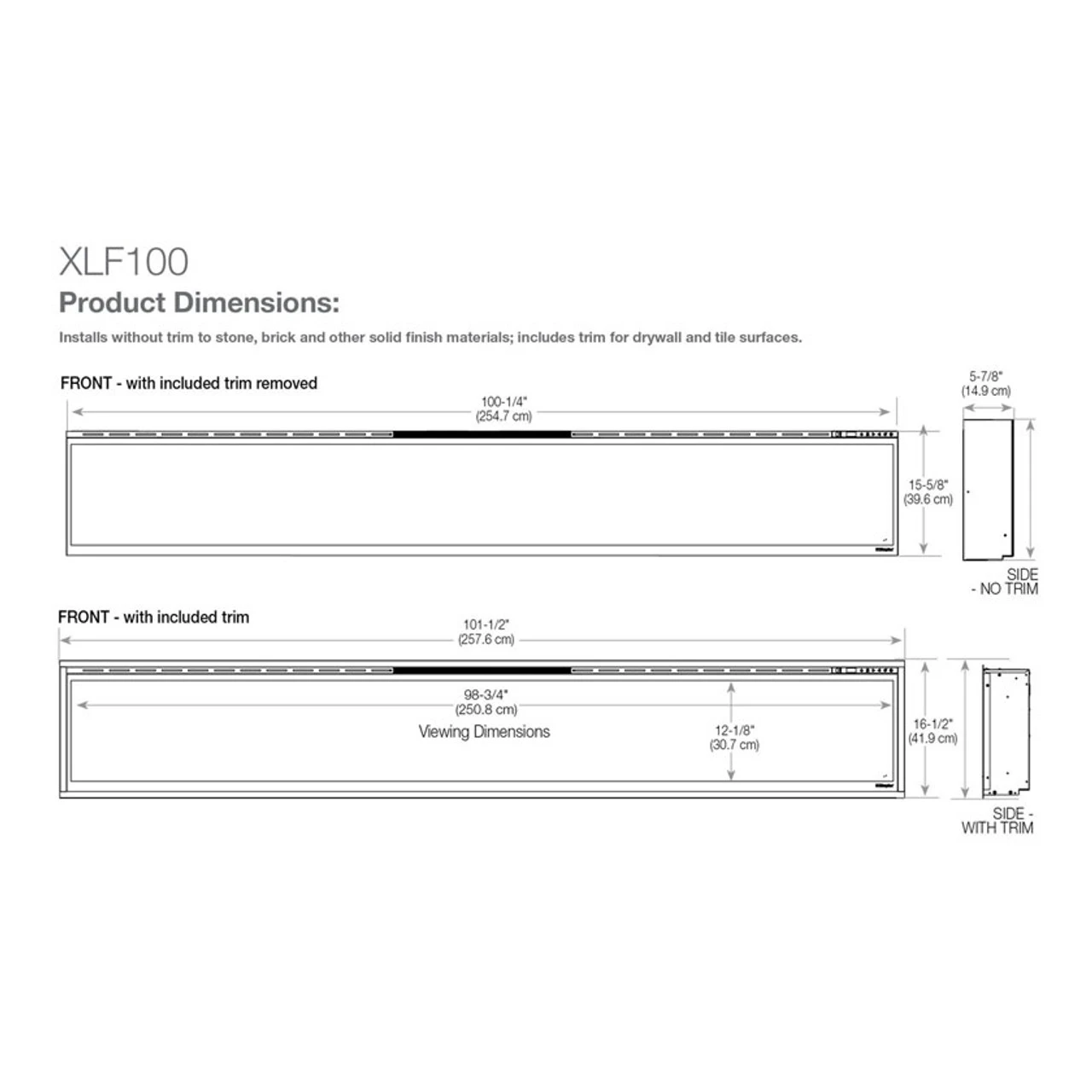 Dimplex IgniteXL 100" Built-In Linear Electric Fireplace 3 Dimplex IgniteXL 100" Built-In Linear Electric Fireplace - Image 3