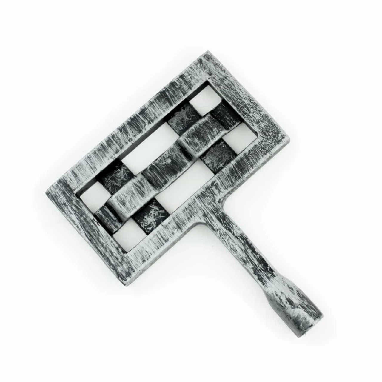 Square Knit Fireplace Key - Brushed Pewter 2 Square Knit Fireplace Key - Brushed Pewter - Image 2