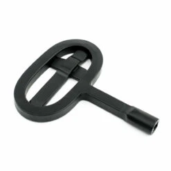 Oval Knit Fireplace Key - Black