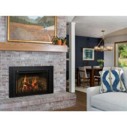 Roosevelt RVT 34" Gas Fireplace Insert - Kozy Heat -Fireplace Shop kozy roosevelt insert rt34 prairie log brick living room web 79873.1556749816.1280.1280 75780.1567531198