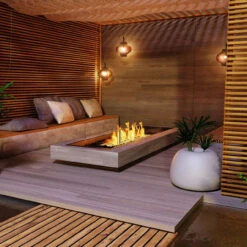 Linear Curved 65 Fire Pit Kit | EcoSmart Fire -Fireplace Shop linear curved 65 fire pit kit render.jpg result 79838.1656519690