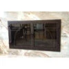 Mavericks Rectangular Fireplace Door - Wrought Iron