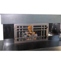 Mission Rectangular Fireplace Door - Wrought Iron -Fireplace Shop mission 18 rectangular fireplace door web5 41367.1575307635