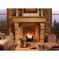 The Palacio - Concrete Fireplace Surround