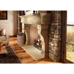 The Palacio - Concrete Fireplace Surround -Fireplace Shop palacio surround side 2 web 95784.1564677173