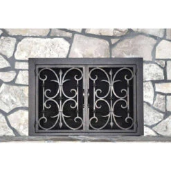 Rancho Santa Fe Rectangular Fireplace Door - Wrought Iron 14 Rancho Santa Fe Rectangular Fireplace Door - Wrought Iron -Fireplace Shop rancho santa fe 9 fireplace door web 53418.1581639697