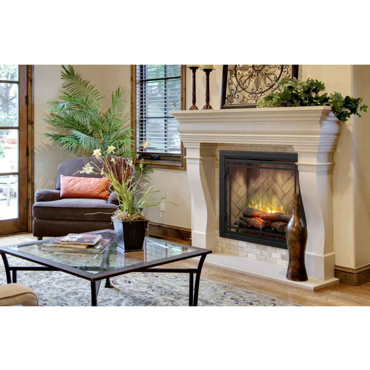 Dimplex 36" Revillusion Portrait Built-In Electric Firebox Log Media W/Glass Media 7 Dimplex 36" Revillusion Portrait Built-In Electric Firebox Log Media W/Glass Media - Image 7