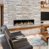 FORTY8 Slim-Line Built-In Linear Fireplace - Solas