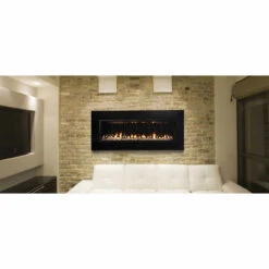 FORTY6 - Solas Wall Mounted Direct Vent Linear Fireplace -Fireplace Shop solas forty6 fireplace high gloss surround 2 web 54448.1580945118